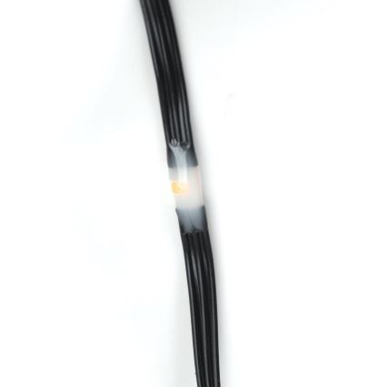 Aigostar - LED-Außen-Weihnachtslichterkette, 50 LEDs, 8 Funktionen, 3× AA-Batterien, 5,3 m, IP44, warmweiß