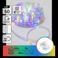 Aigostar - LED Außen-Weihnachtslichterkette 50xLED/8 Funktionen 3xAA 5,3m IP44 mehrfarbig