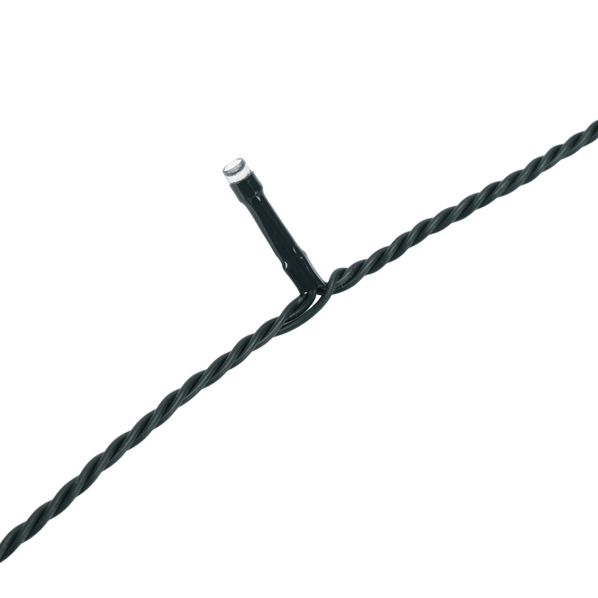 Aigostar - LED-Außen-Weihnachtslichterkette 50xLED/8 Funktionen 8m IP44 Kaltweiß