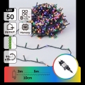 Aigostar - LED-Außen-Weihnachtslichterkette 50xLED/8 Funktionen 8m IP44 mehrfarbig