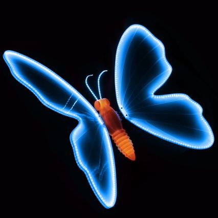 Aigostar - LED-Außendekoration 468xLED 75 cm IP44 Schmetterling/blau