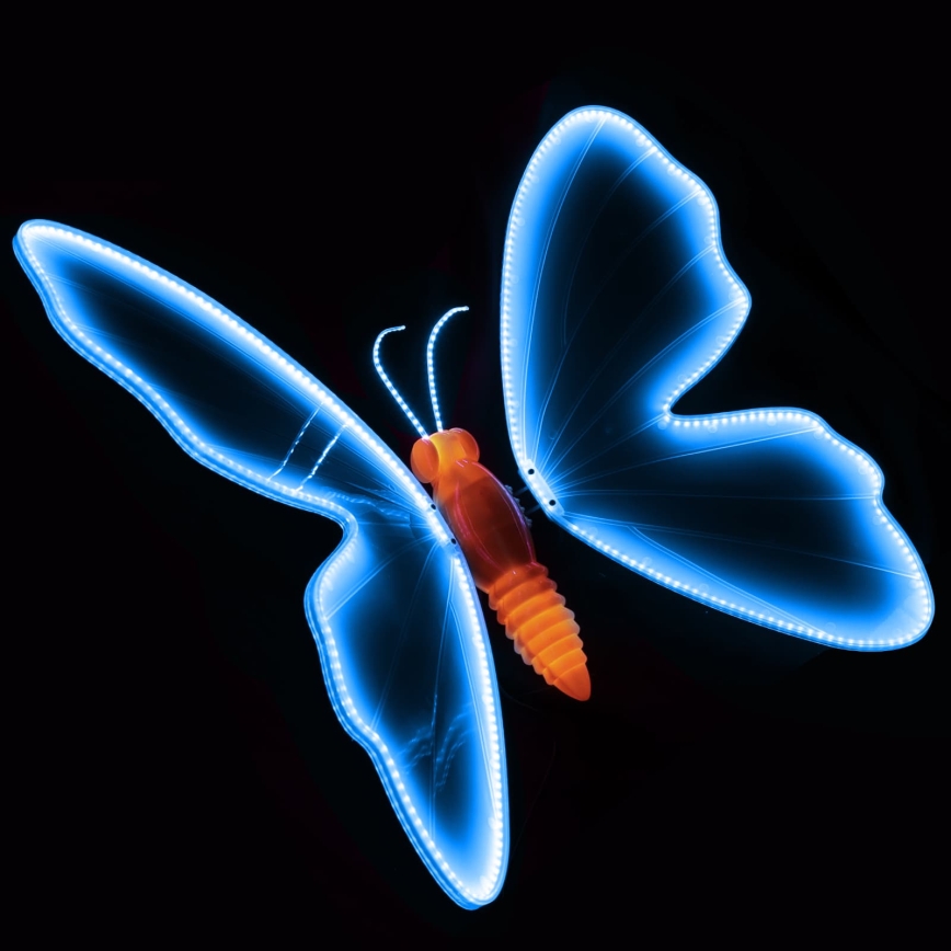 Aigostar - LED-Außendekoration 468xLED 75 cm IP44 Schmetterling/blau
