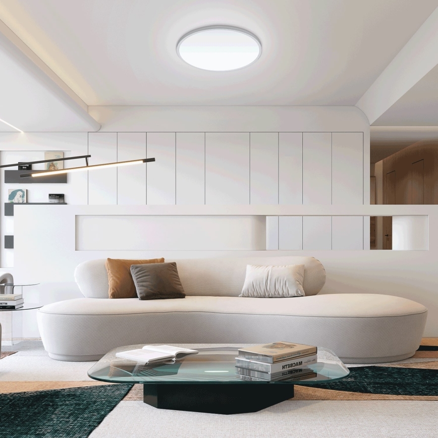 Aigostar - LED-Deckenleuchte für Badezimmer LED/24W/230V 6500K d 40 cm IP44
