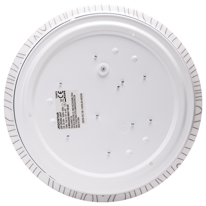 Aigostar - LED-Deckenleuchte LED/12W/230V 3000K d 26cm