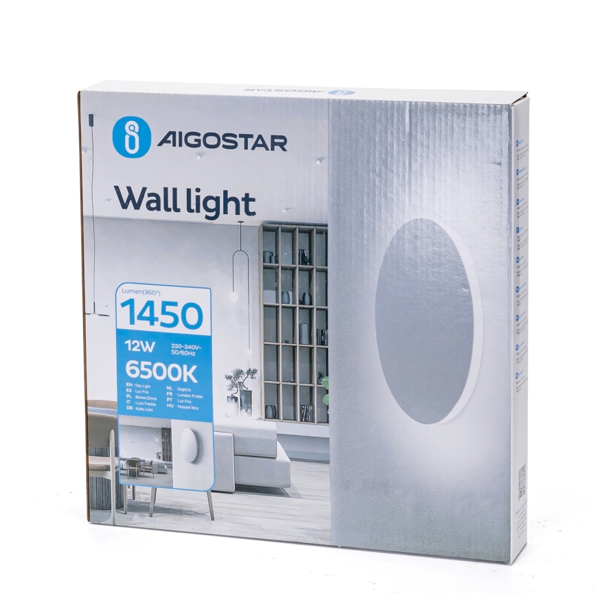 Aigostar - LED Deckenleuchte LED/12W/230V 6500K Ø 25 cm