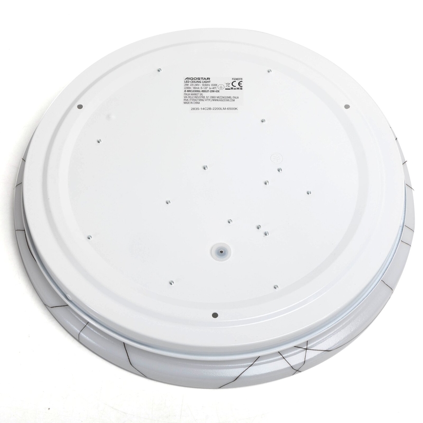 Aigostar - LED-Deckenleuchte LED/20W/230V 6500K d 33cm