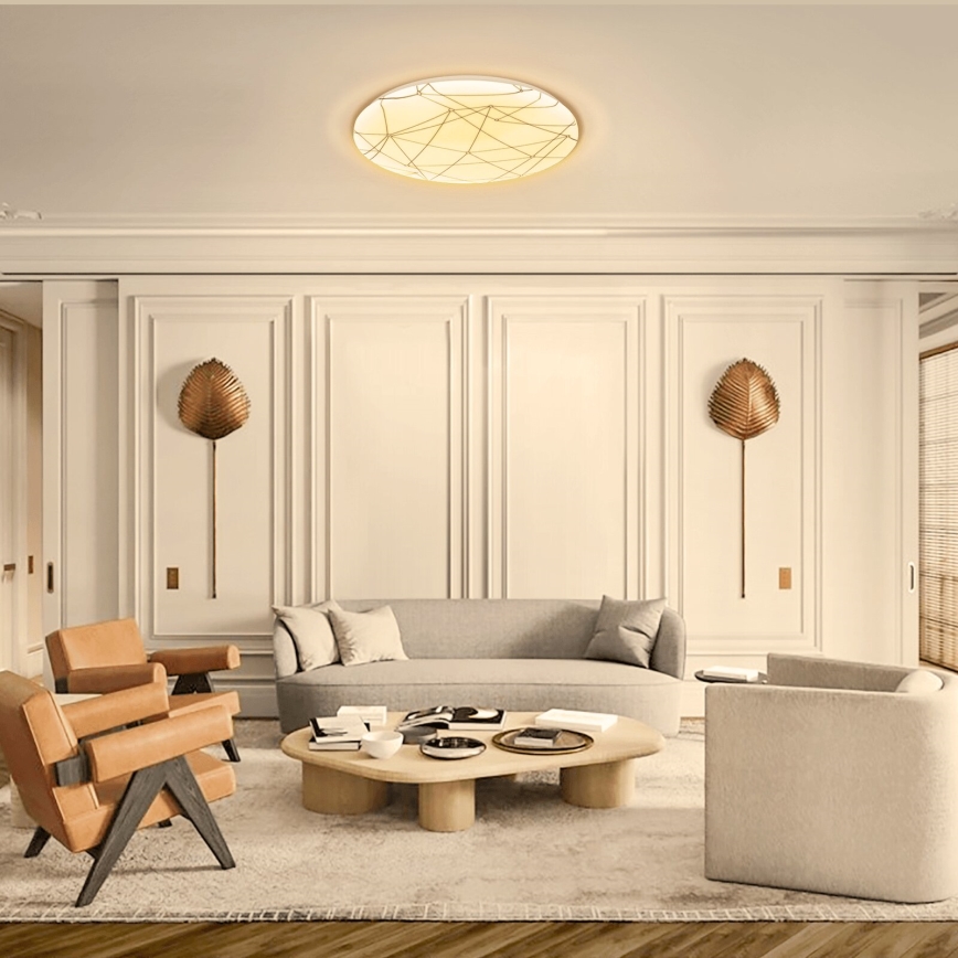 Aigostar - LED-Deckenleuchte LED/36W/230V 3000K d 38cm