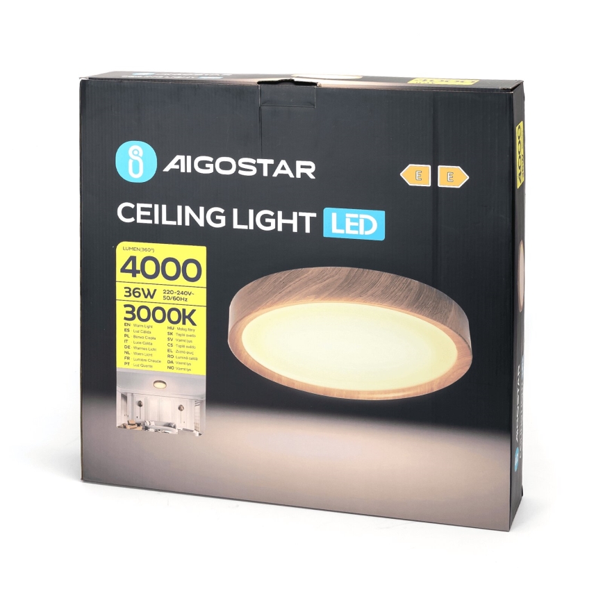Aigostar - LED-Deckenleuchte LED/36W/230V 3000K d 48,1 cm