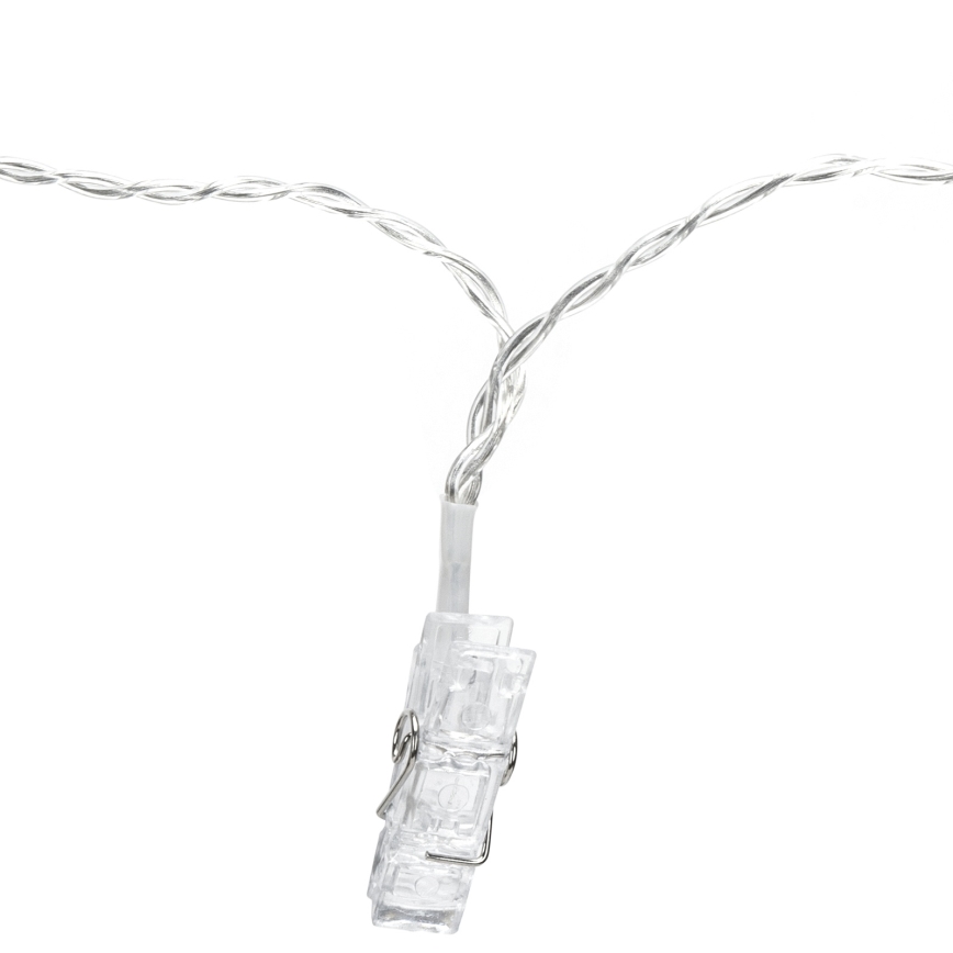 Aigostar - LED Dekorative Lichterkette 80xLED/5W/USB 13 m warmweiß