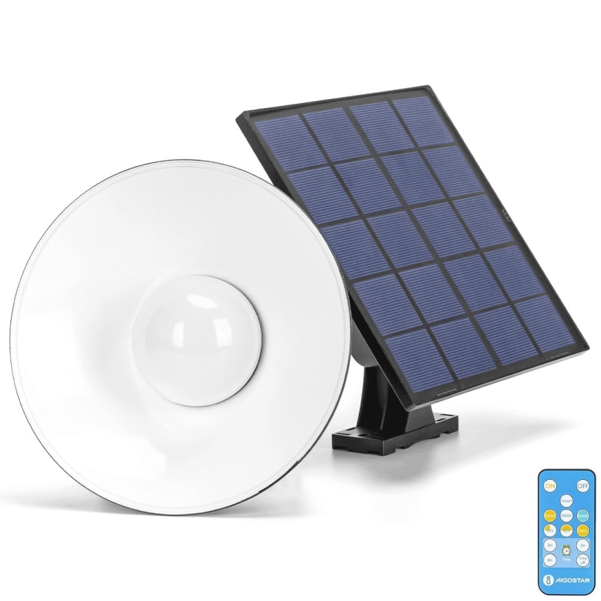 Aigostar - LED Dimmbar Solar Kronleuchter an Schnur LED/3,2V 3000K/4000K/6500K IP65 + Fernbedienung