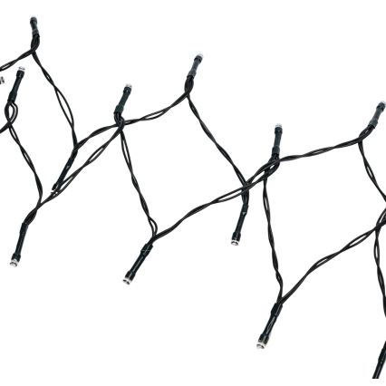 Aigostar - LED-dimmbare Weihnachtslichterkette für den Außenbereich mit Bewegungsmelder 100xLED/3xAA 12m warmweiß + Fernbedienung