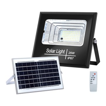Aigostar - LED dimmbare Solarstrahler LED/25W/3,2V IP67 5000 mAh + Fernbedienung