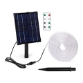 Aigostar - LED dimmbarer Solar-LED-Streifen LED/5W/3,2V 5 m 2700K IP65 4000 mAh + Fernbedienung