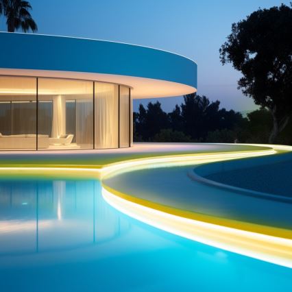 Aigostar - LED dimmbarer Solar-LED-Streifen LED/20W/3,2V 20 m 6500K IP65 + Fernbedienung