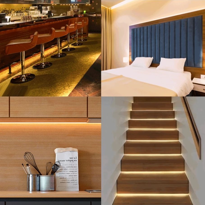 Aigostar - LED dimmbarer Solar-LED-Streifen LED/5W/3,2V 5 m 2700K IP65 4000 mAh + Fernbedienung