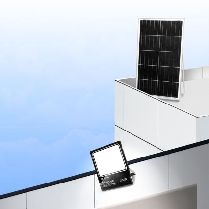 Aigostar - LED Dimmbarer Solarstrahler LED/300W/3,2V IP66 25000 mAh + Fernbedienung