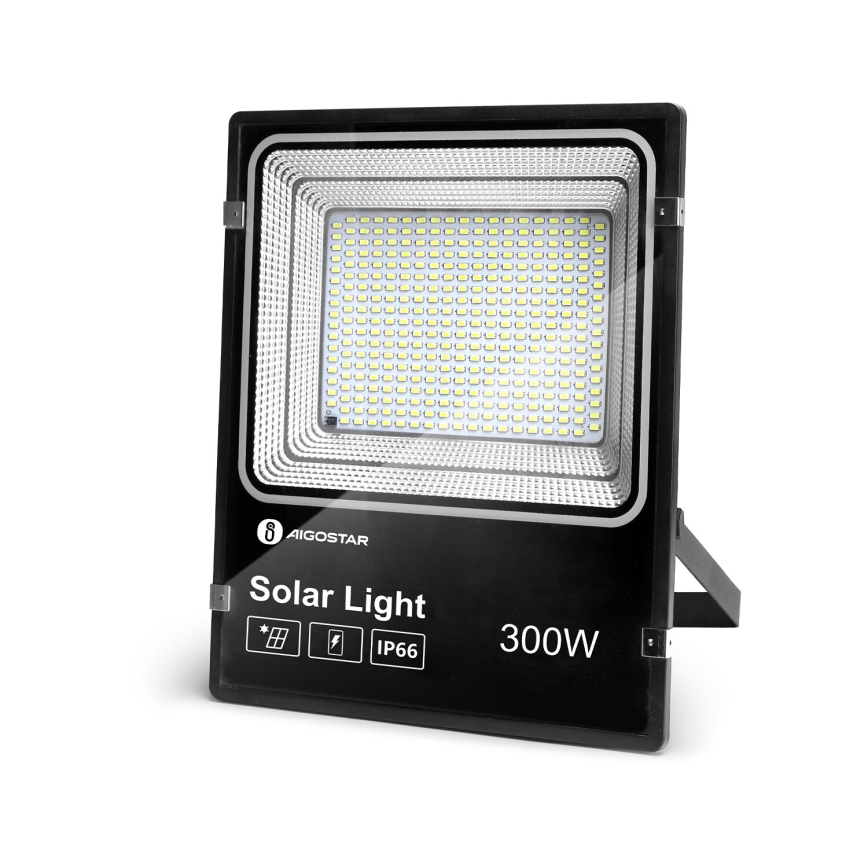 Aigostar - LED Dimmbarer Solarstrahler LED/300W/3,2V IP66 25000 mAh + Fernbedienung