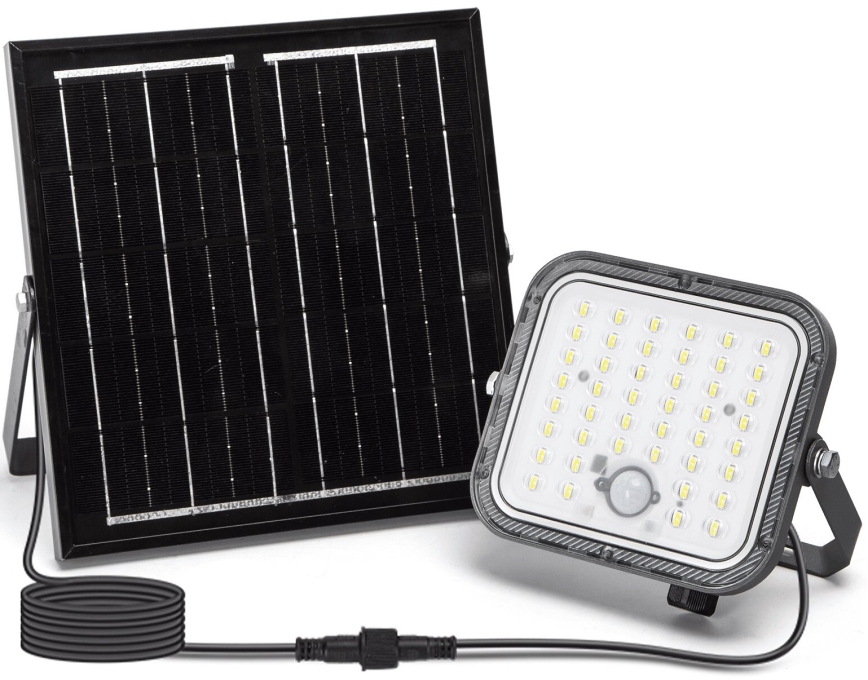 Aigostar - LED Dimmbarer Solarstrahler mit Sensor LED/80W/3,4V 6500K IP66 4000 mAh + Fernbedienung