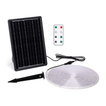 Aigostar - LED dimmbares Solar-LED-Band LED/10W/3,2V 10 m 2700K IP65 8000 mAh + Fernbedienung