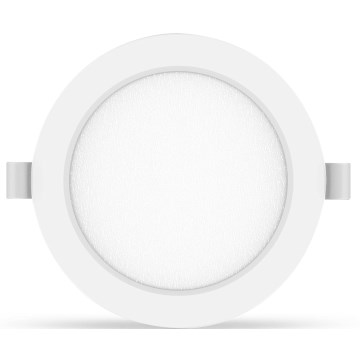 Aigostar - LED-Einbau-Downlight, 18 W / 230 V, 3000 K (Warmweiß), Ø 22,2 cm, Weiß