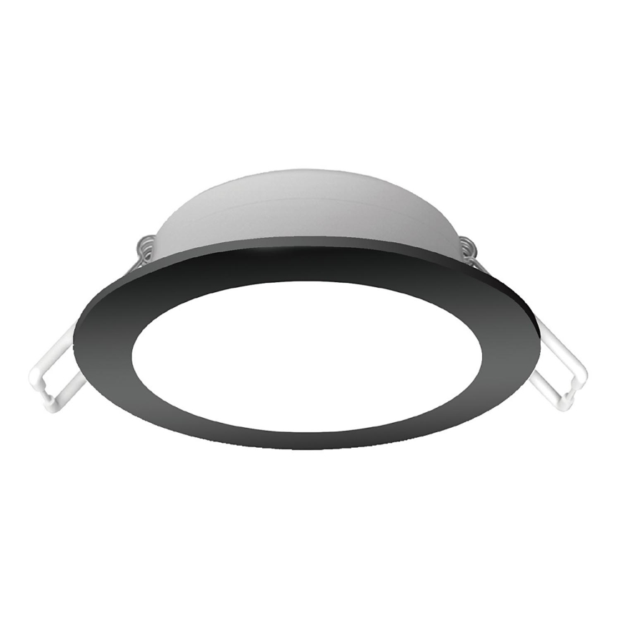 Aigostar - LED-Einbauleuchte für Badezimmer LED/4,8W/230V 3000K schwarz IP65