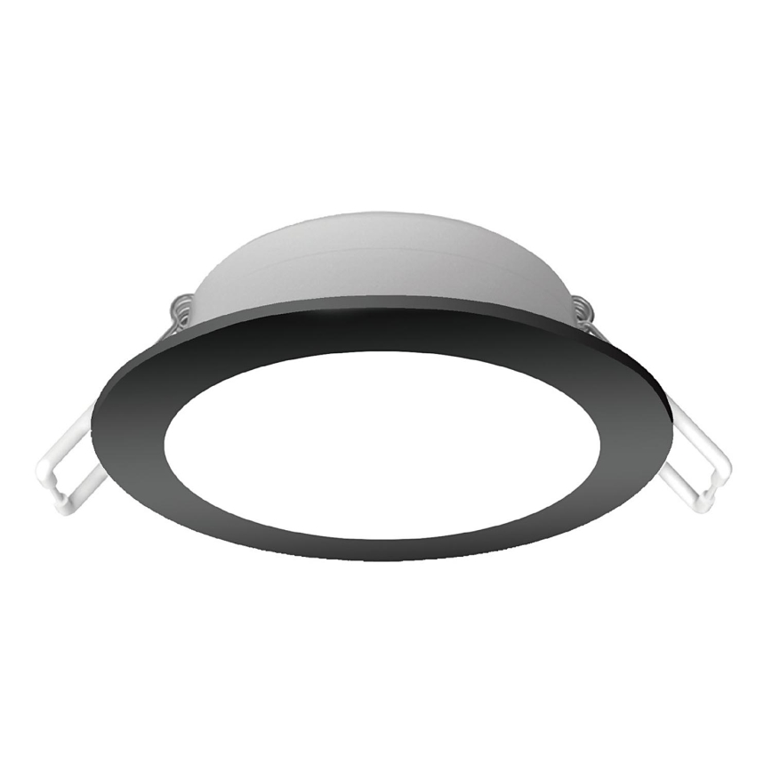 Aigostar - LED-Einbauleuchte für Badezimmer LED/4,8W/230V 4000K schwarz IP65