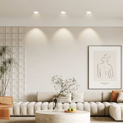 Aigostar - LED-Einbauleuchte für Badezimmer LED/4,8W/230V 4000K weiß IP65
