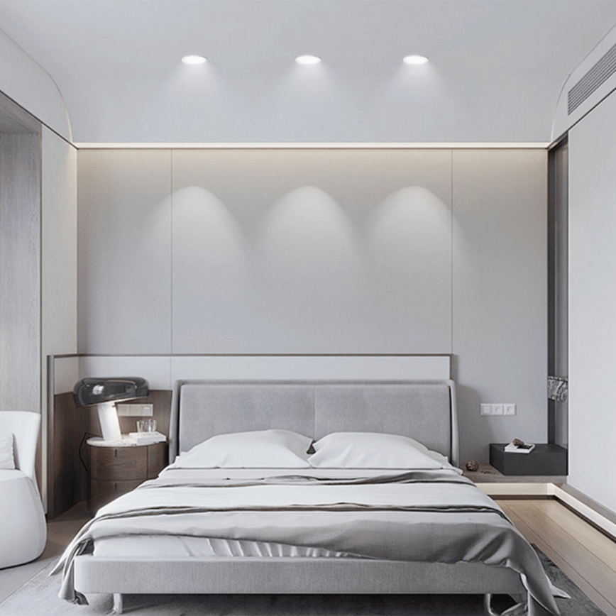 Aigostar - LED-Einbauleuchte für Badezimmer LED/4,8W/230V 6500K weiß IP65