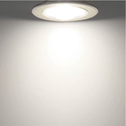 Aigostar - LED-Einbauleuchte LED/18W/230V d 17 cm 6000K weiß