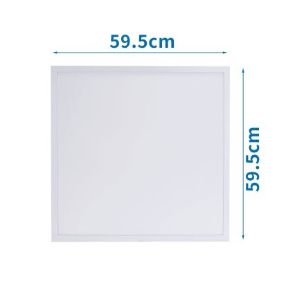 Aigostar - LED Einbaupanel LED/40W/230V 6500K 60x60cm Weiß
