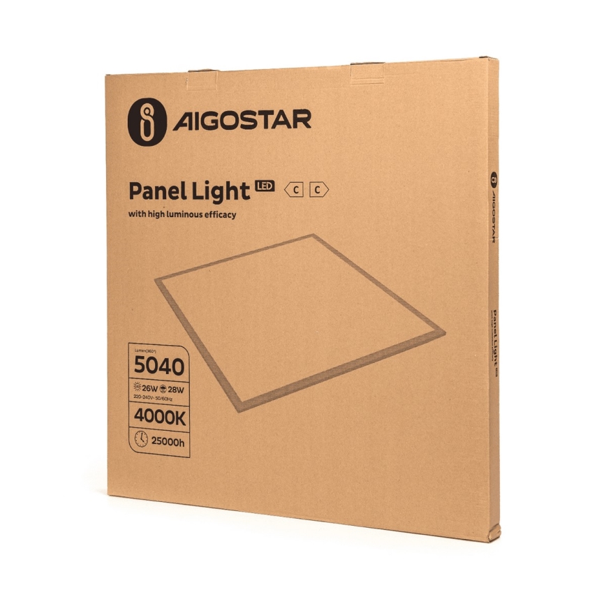 Aigostar - LED-Einbaupanel LED/28W/230V 60x60 cm 4000K