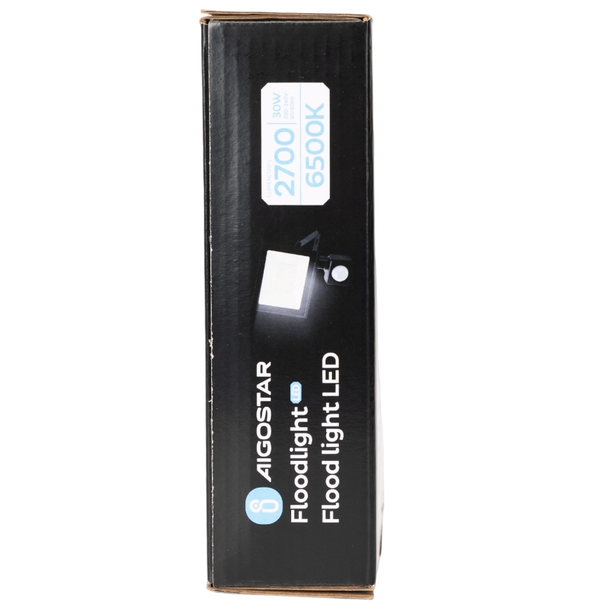 Aigostar - LED-Fluter mit Sensor LED/30W/230V 6500K IP65
