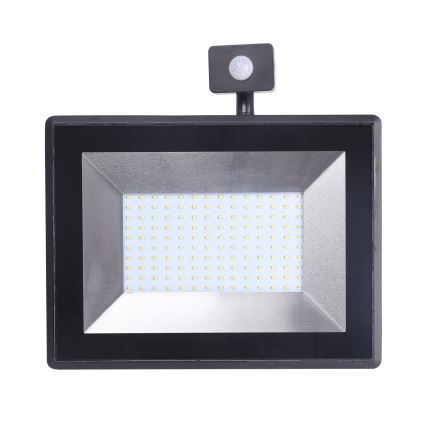 Aigostar - LED-Flutlicht mit Sensor LED/100W/230V IP65 schwarz