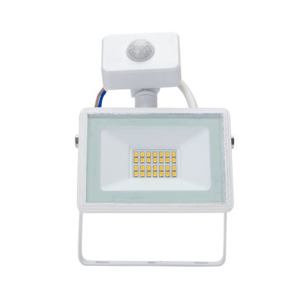 Aigostar - LED-Flutlicht mit Sensor LED/20W/230V 4000K IP65 weiß