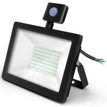 Aigostar - LED-Flutlicht mit Sensor LED/50W/230V 6400K IP65 schwarz