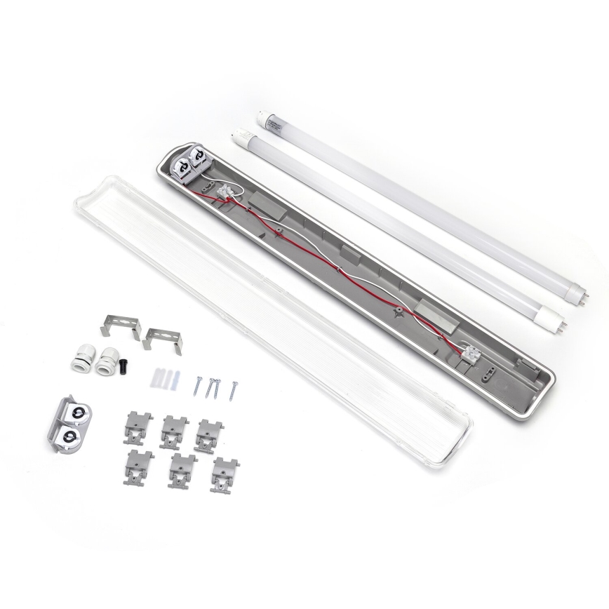 Aigostar - LED Hochleistungs-Leuchtstofflampe 2xG13/9W/230V 4000K 66,6 cm IP65