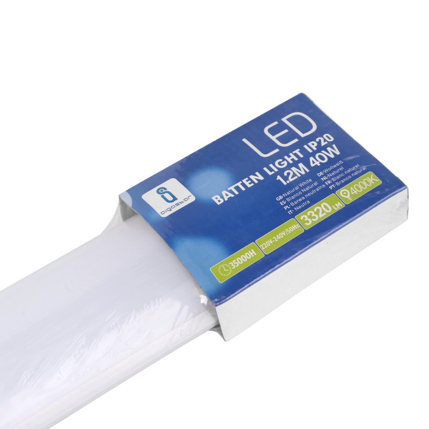Aigostar - LED-Küchenunterbauleuchte LED/40W/230V 4000K 120 cm weiß