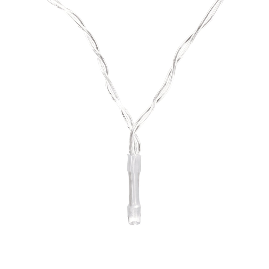 Aigostar - LED-Lichterkette, 100 LEDs, batteriebetrieben (3x AA), 10,3 m, mehrfarbig