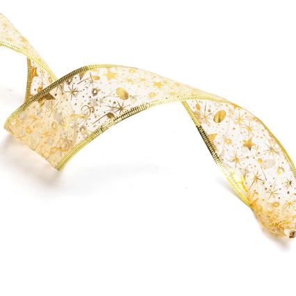 Aigostar - LED-Weihnachts-Lichterkette 100 LEDs/3×AA 10 m warmweiß goldfarben