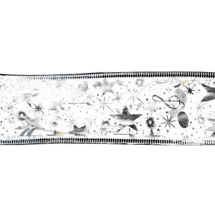 Aigostar - LED-Lichterkette, 100 LEDs, 3×AA, 10 m, Warmweiß, Silber