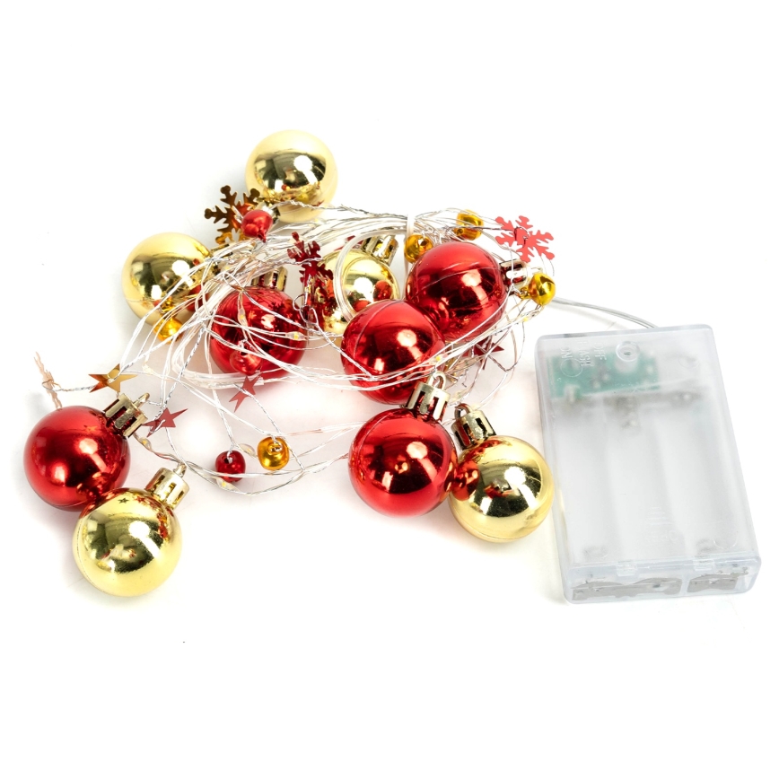 Aigostar - LED-Lichterkette 20xLED/3xAA 2m warmweiß