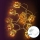 Aigostar - LED-Lichterkette 20xLED/3xAA 3m warmweiß Handschuhe