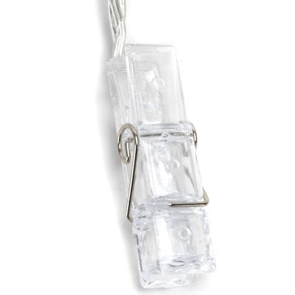 Aigostar - LED-Lichterkette 20xLED/5W/USB 6 m warmweiß