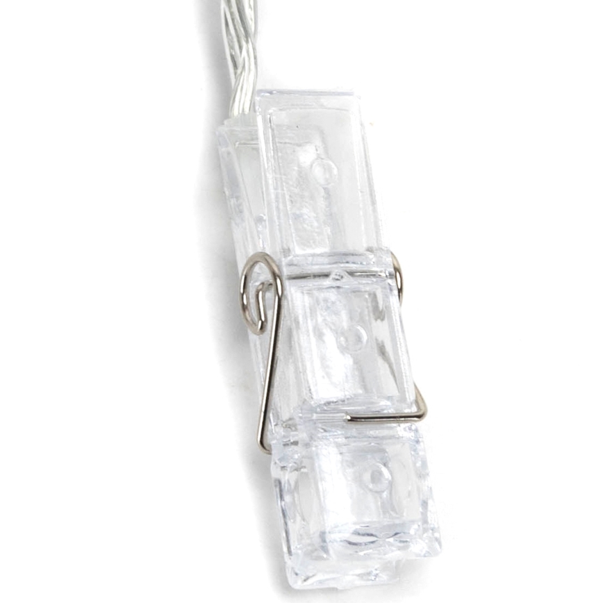 Aigostar - LED-Lichterkette 20xLED/5W/USB 6 m warmweiß