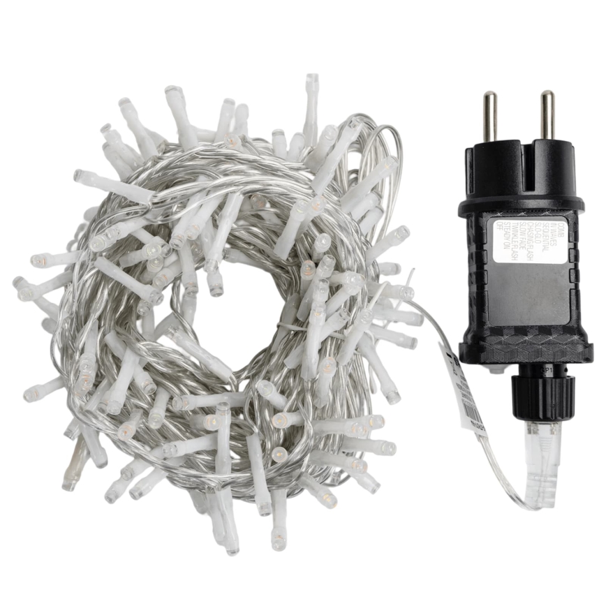 Aigostar - LED-Lichterkette für den Außenbereich, 200 LEDs / 8 Funktionen, 13 m, IP44, mehrfarbig