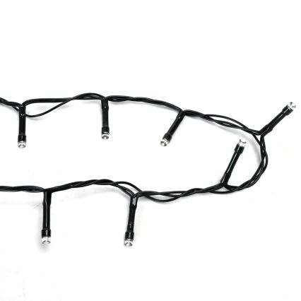 Aigostar - LED-Außen-Lichterkette, 400 LEDs, 8 Funktionen, 4×AA, 20,3 m, IP44, mehrfarbig