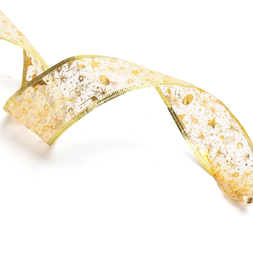 Aigostar - LED-Weihnachtslichterkette 100xLED/3xAA 10 m warmweiß gold