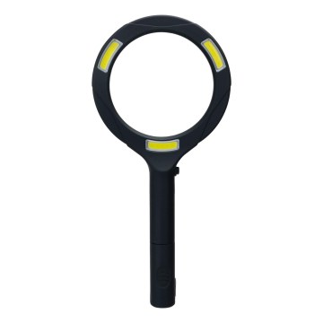 Aigostar - LED-Lupe mit LED-Beleuchtung/3W/2xAA IP44