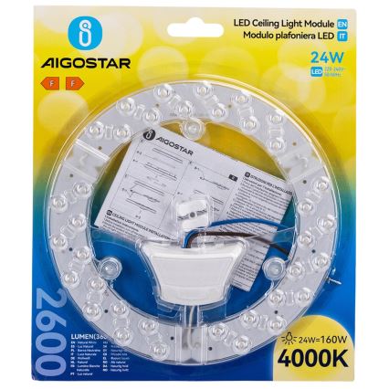 Aigostar - LED-Magnetmodul 24 W, 230 V, 4000 K