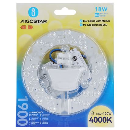 Aigostar - LED-Magnetmodul LED/18W/230V 4000K